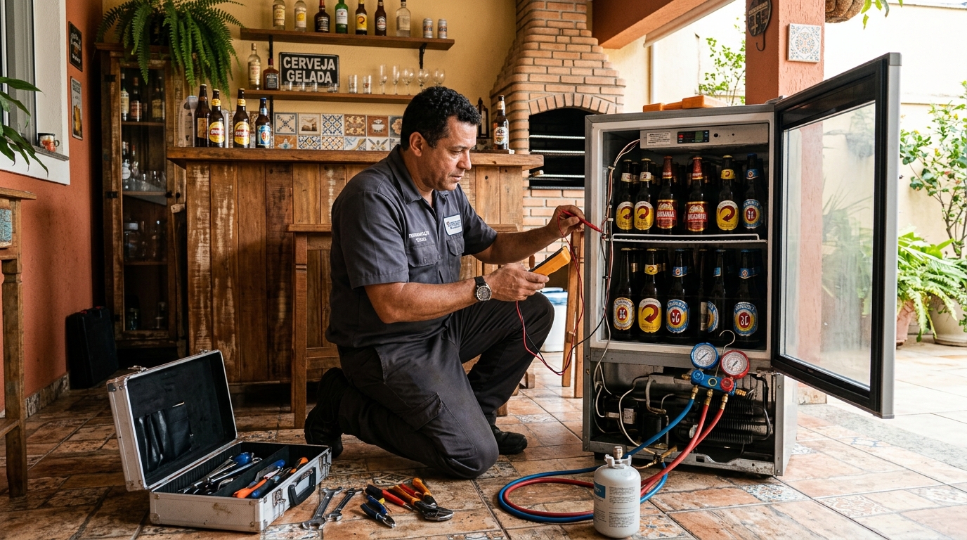 Assistência para Cervejeira Comercial na Glória, Manaus‑AM