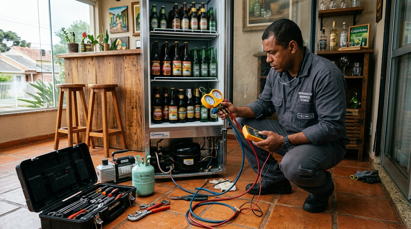 Conserto de Cervejeira na Glória, Manaus‑AM