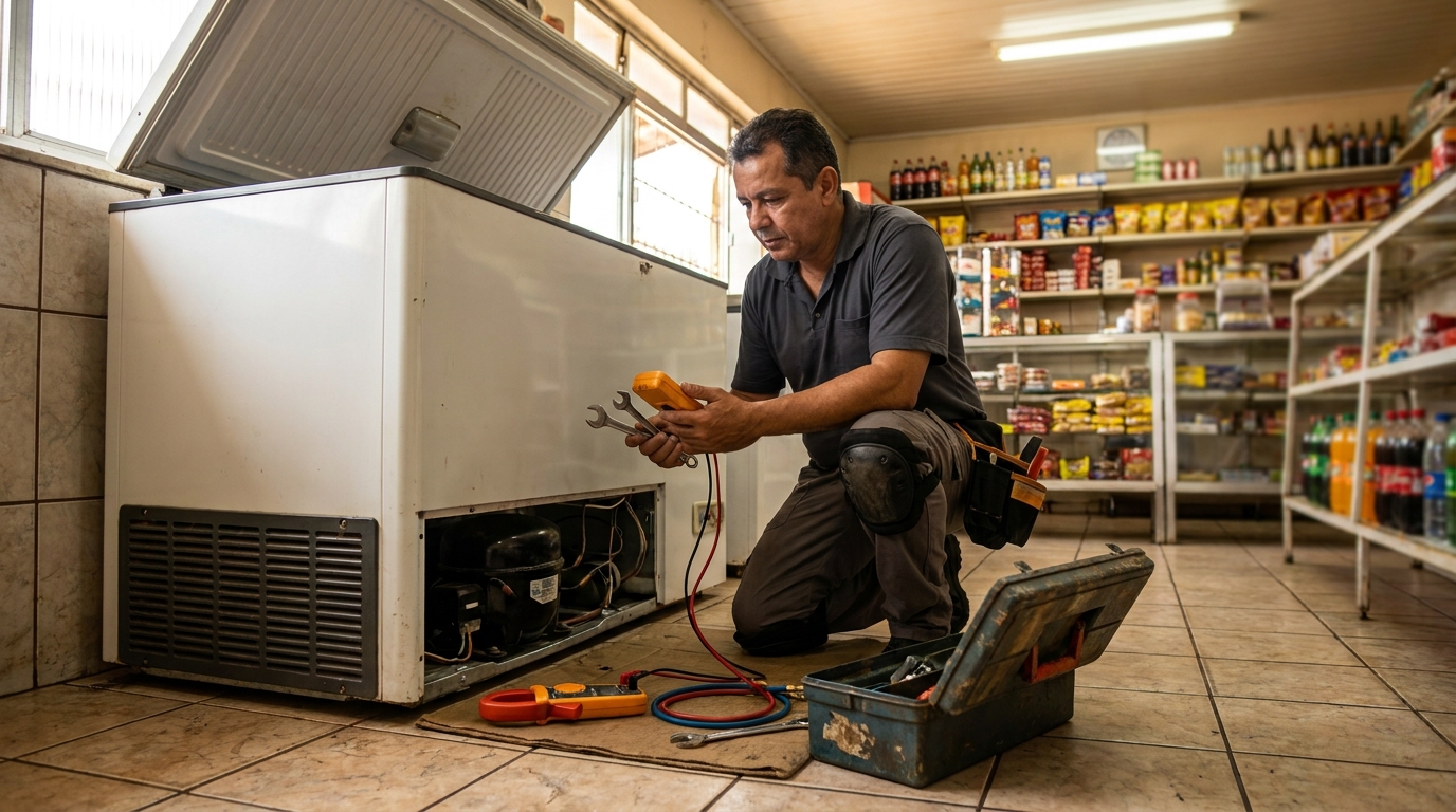 Conserto de Freezer no Lago Azul, Manaus‑AM